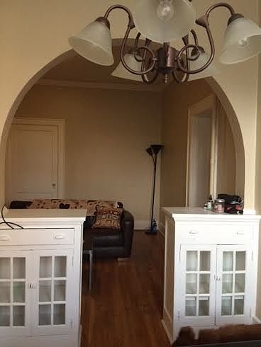 Dining Room, Custom built cabinets