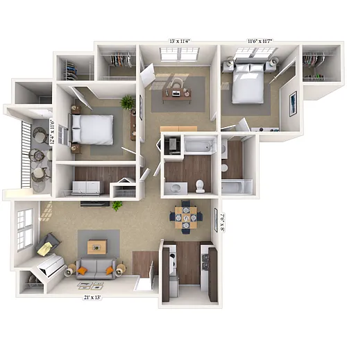 Floor plan 22D