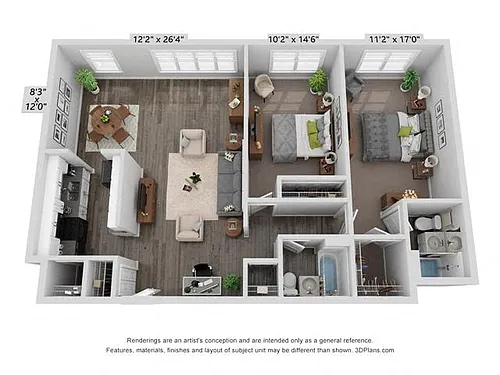 Floor plan The Patterson