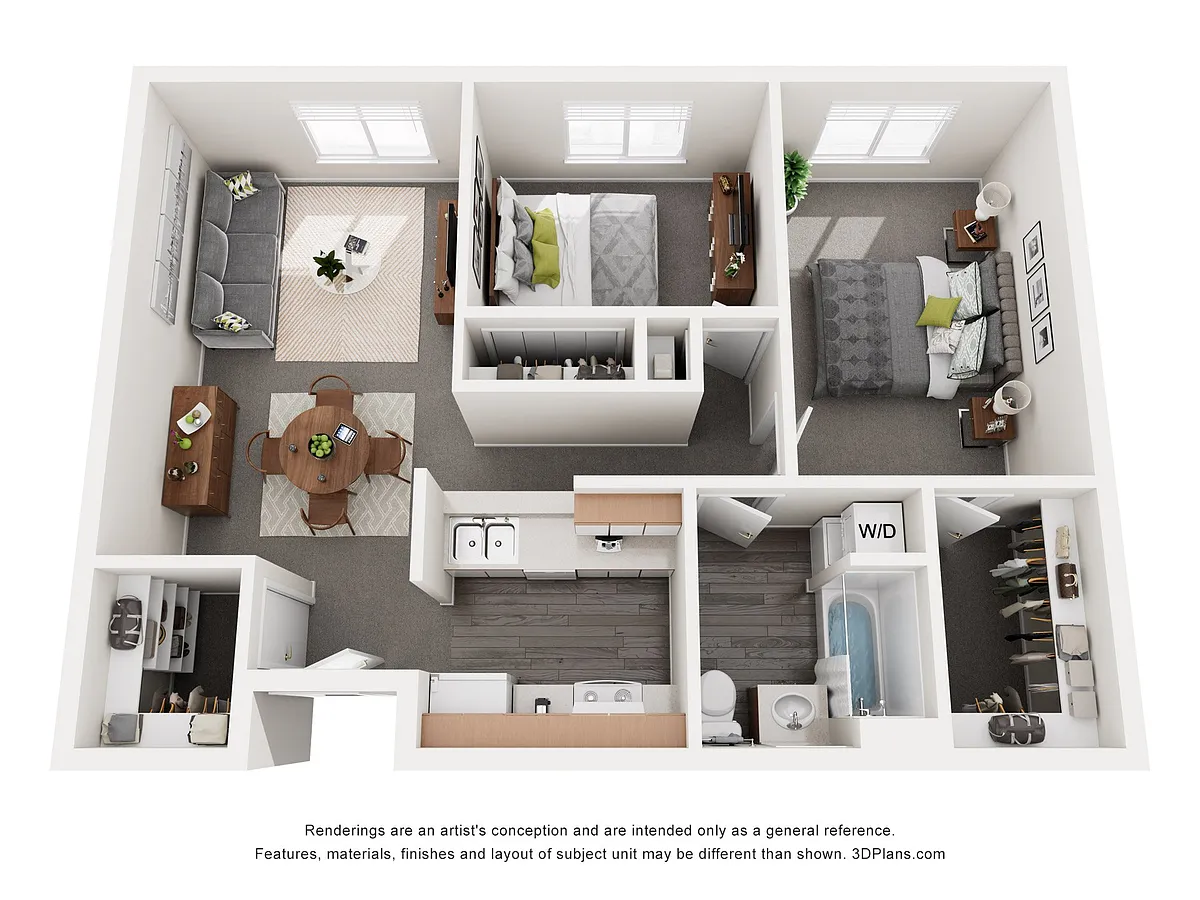 Floor plan B3 60