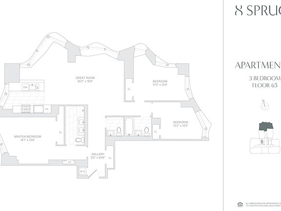 2nd image of 8 Spruce St APT 65A