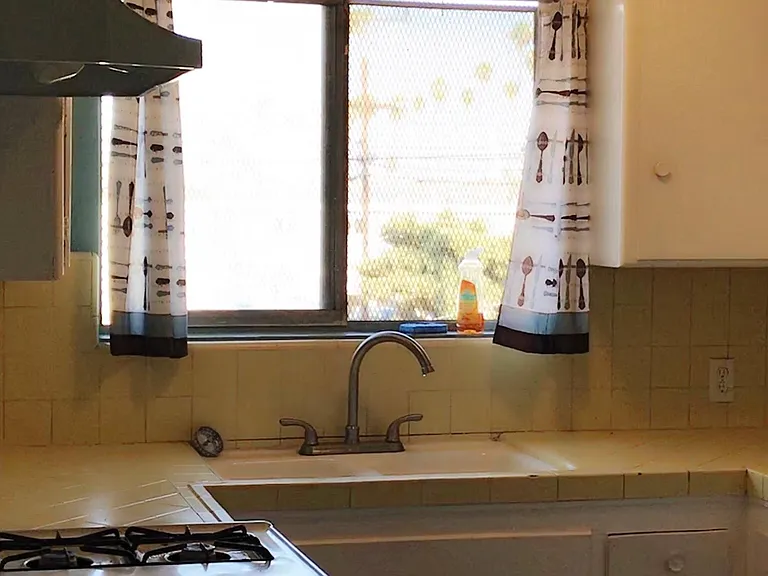 Old kitchen tile counter