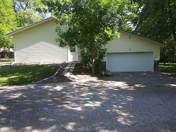 Lower garage driveway