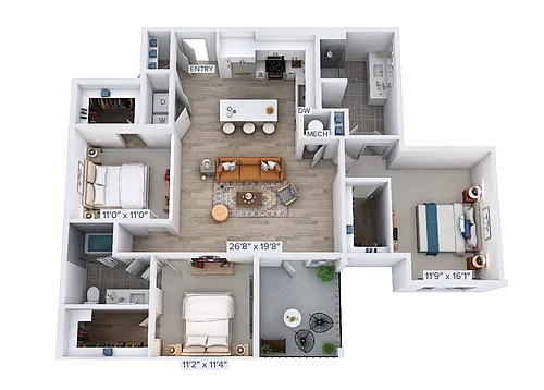 Floor plan C1