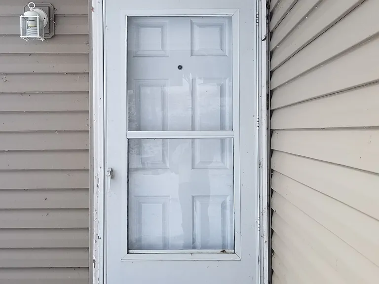 Front door.
