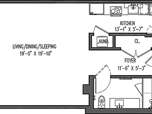 2nd image of 425 W 50th St APT 10H