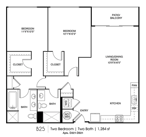 Floor plan B25