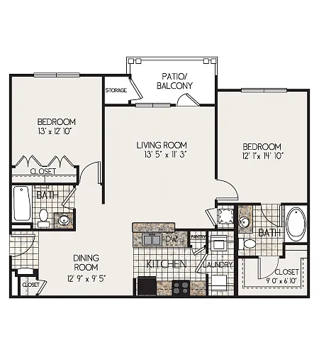 Floor plan B2