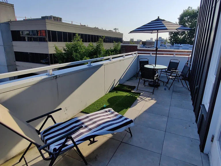 Balcony views from the third floor