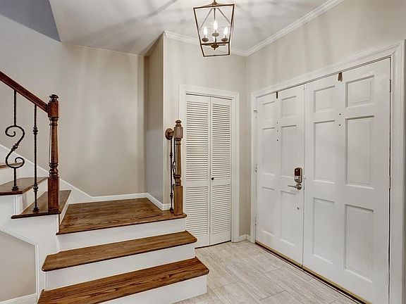 Grand and bright entrance.