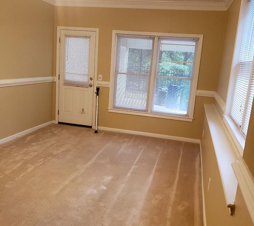 Living area with view of yard