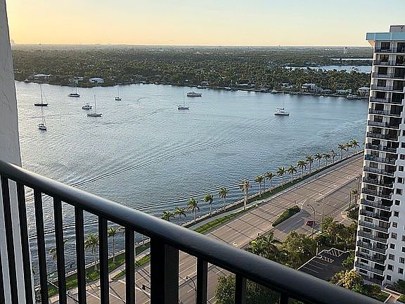 View from balcony - west