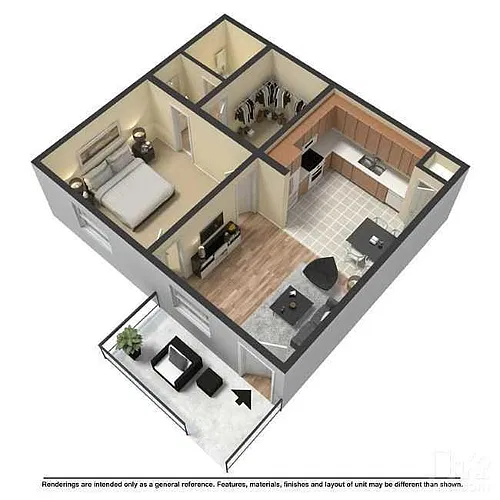 Floor plan A1 Studio