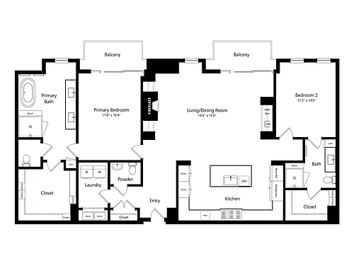 Floor plan PH5