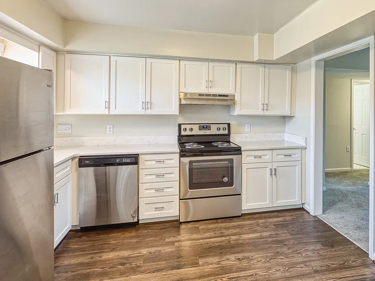 Spacious kitchens