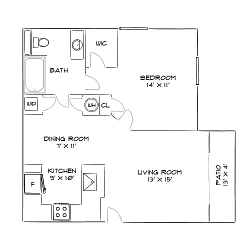 Floor plan Design 1A Premier