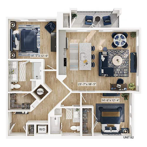 Floor plan B2