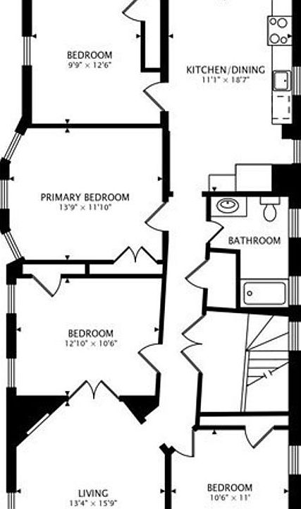 2nd image of 47 Hillside St #C
