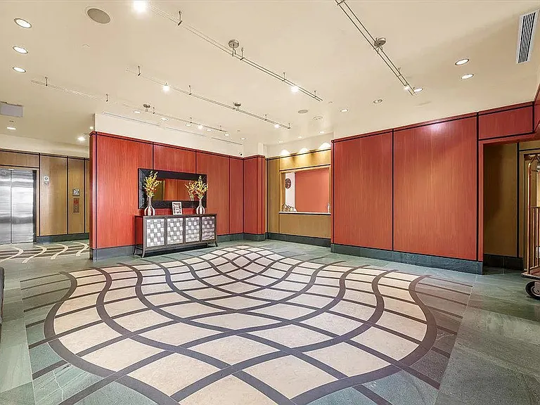 Lobby and concierge desk