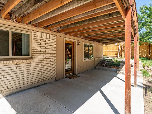 New concrete slab in front of Apartment entry.