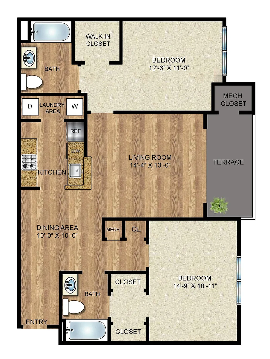 Floor plan B2