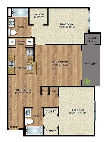 Floor plan B2