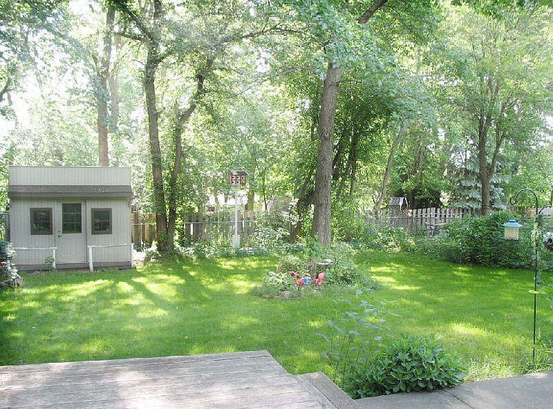 Private backyard