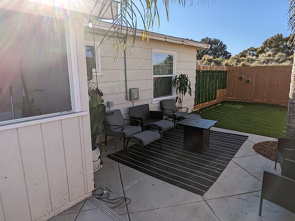 Backyard - great for you and your pet for plenty of lounging.