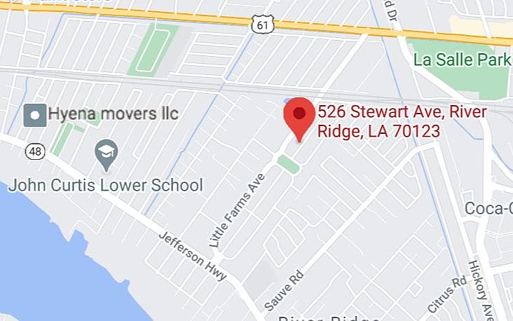Located in Jefferson Pariah, a quiet, safe, family neighborhood steps away from Little Farms Little League Park, a gymnasium, tennis courts, playground, and walking/biking path. Its near John Curtis, schools, churches & shops, restaurant, Ochsner & HWY's.