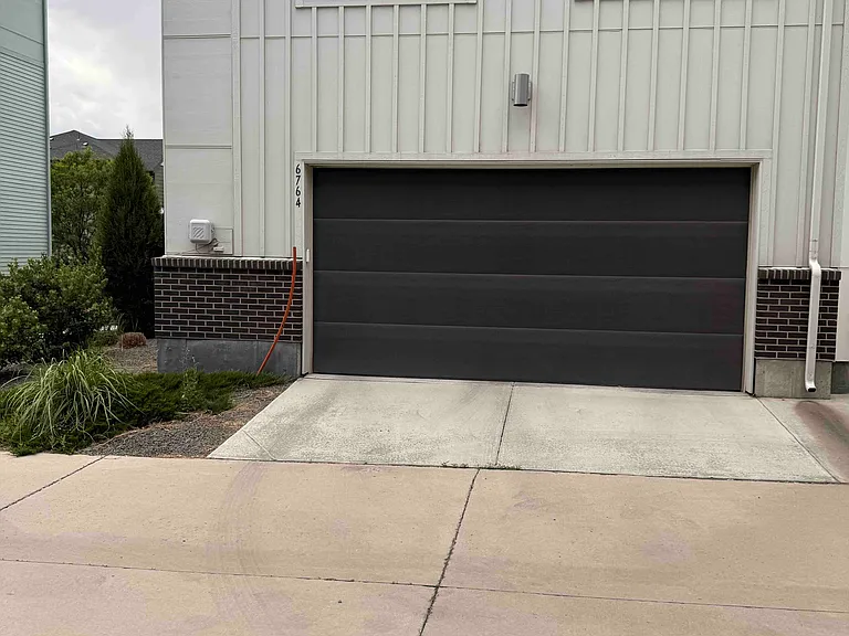 Expanded garage.