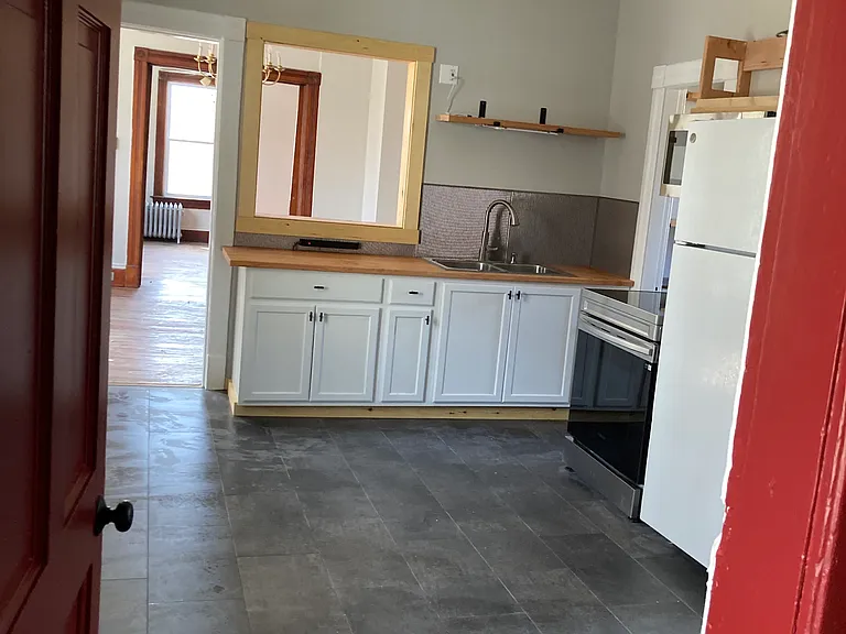 Kitchen, open spaces, and natural light