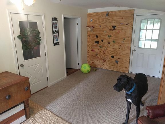 Mudroom on right; down Bath