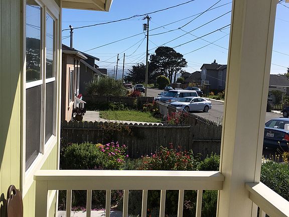 Ocean view from front porch