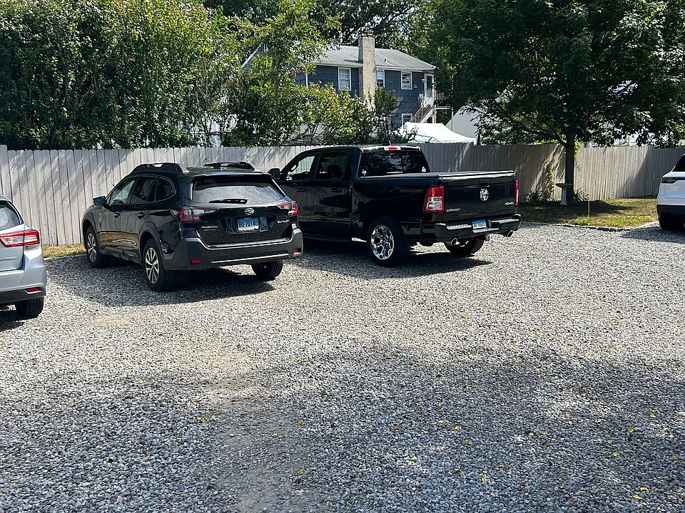 Parking in back