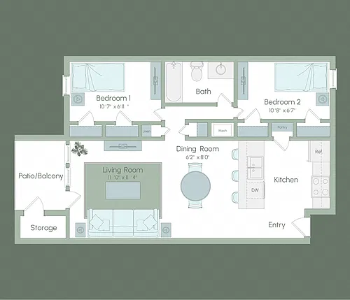 Floor plan B1