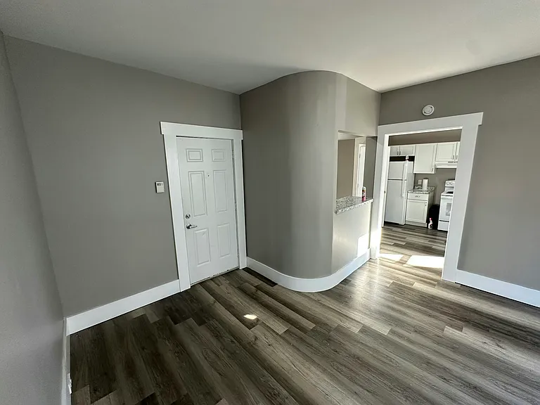 Living Room Opens to Eat-In Kitchen