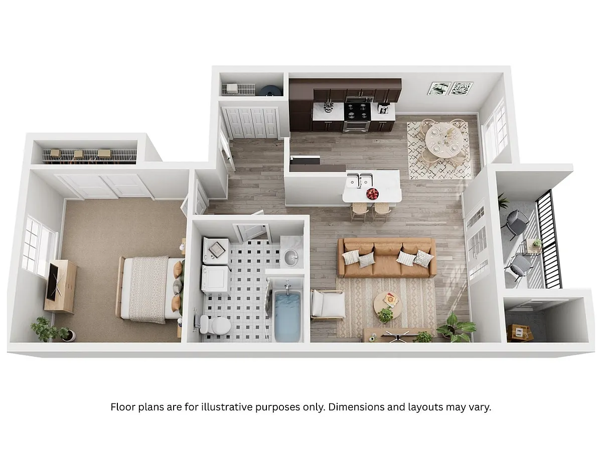 Floor plan 1X1
