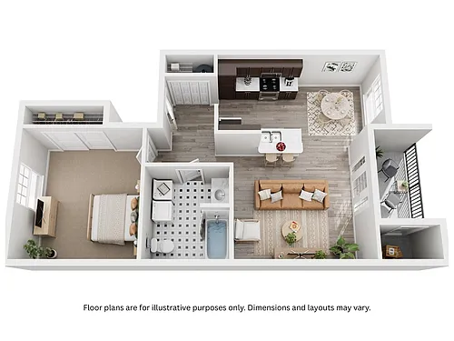 Floor plan 1X1