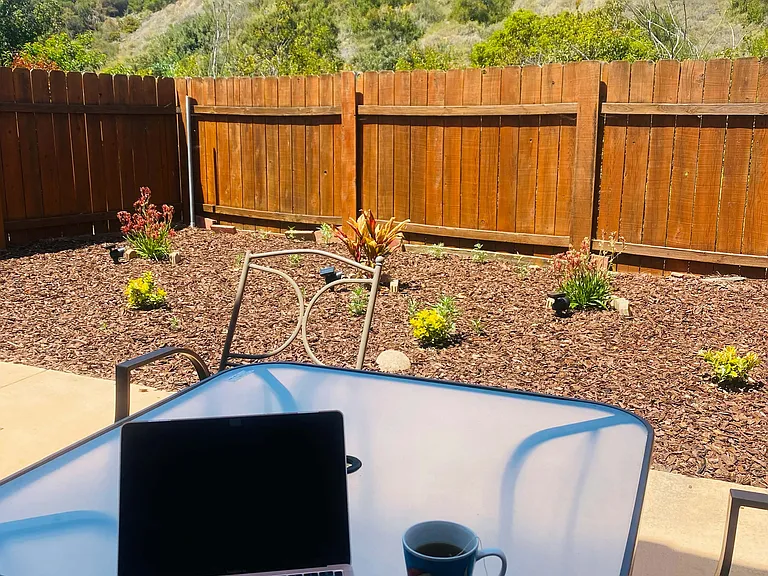 private patio