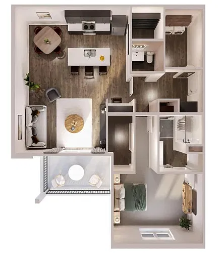 Floor plan One Bedroom