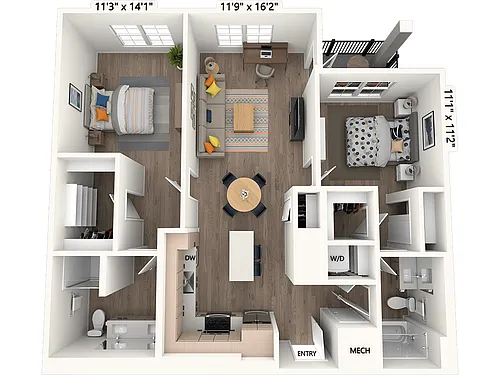 Floor plan BM-08-Scheme III