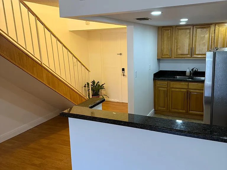Kitchen and entryway