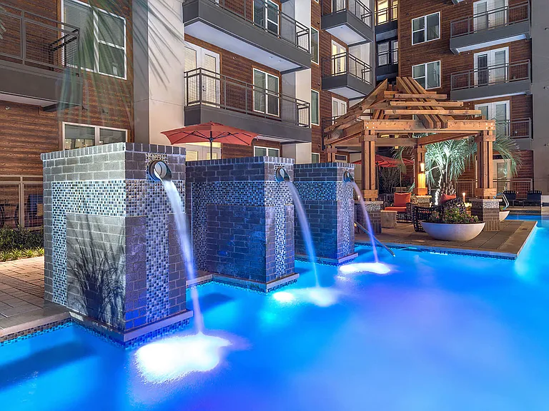 Spend an evening relaxing by our all season pool