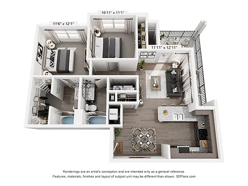 Floor plan B-1