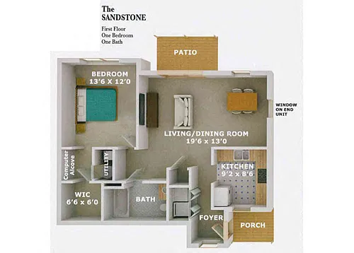 Floor plan The Sandstone