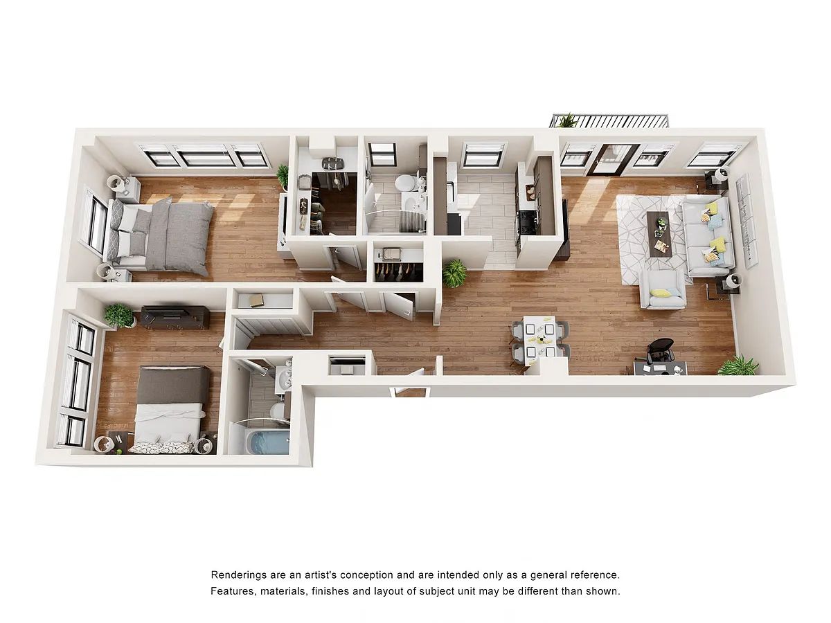 Floor plan Giverney