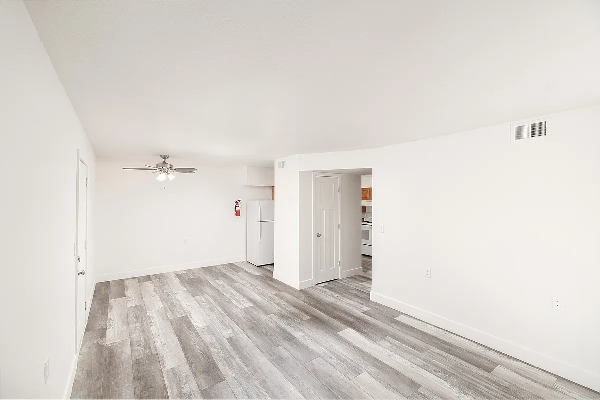 Living Area and Dining - Lombard Heights Apartments
