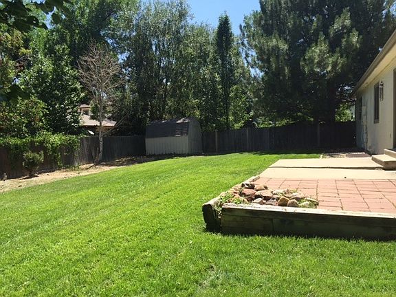 Large yard