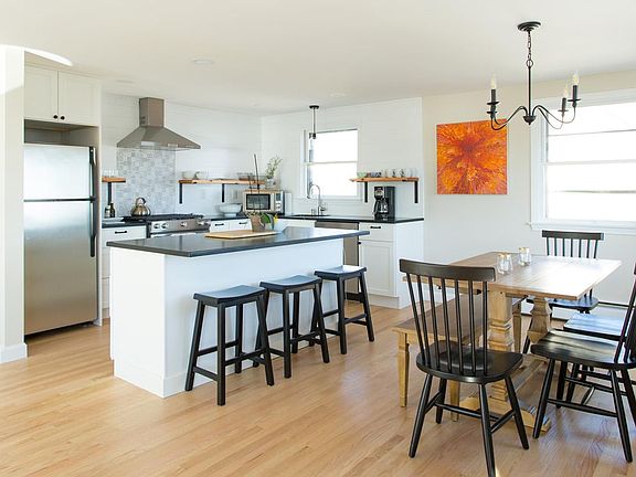 Open concept kitchen