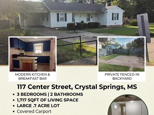 117 Center St, Crystal Springs, MS 39059